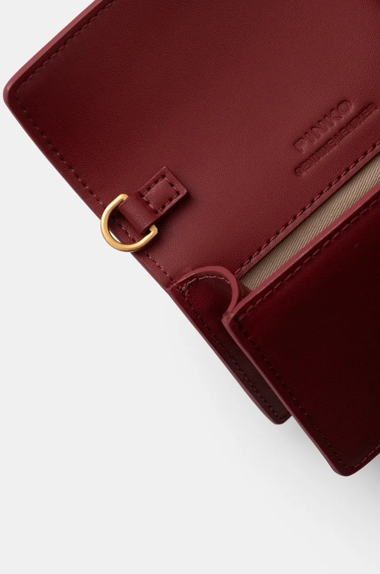 Pinko poseta de piele 100064.A0F1 burgundia