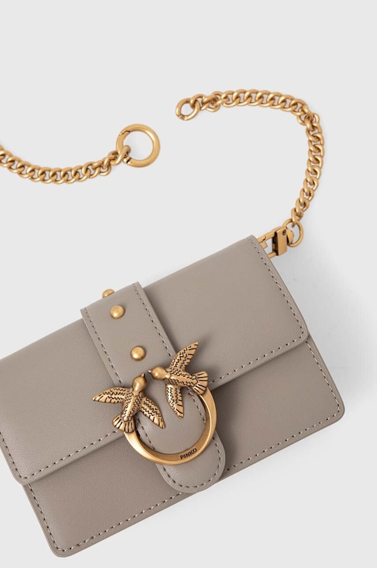 Pinko poseta de piele gri 100064.A0F1