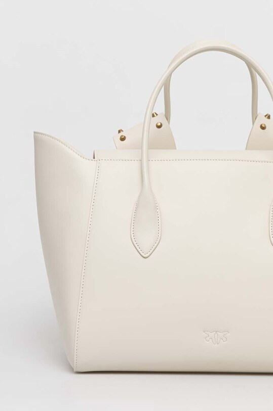 Pinko torebka skórzana biały 100382.A0QQ
