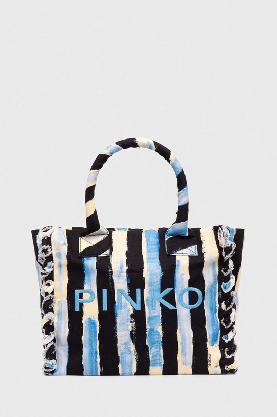 Pinko borsa da mare stampa all-over blu 100782.A0PZ