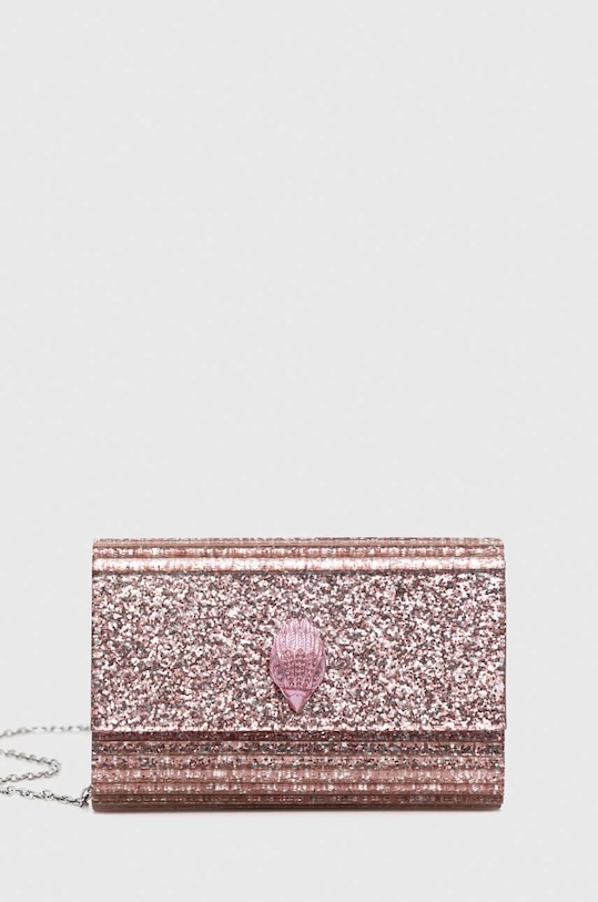 Kurt Geiger London pochette stampa all-over rosa 8764053979