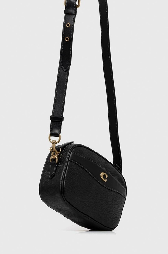Coach torebka skórzana Camera Bag CC386 czarny SS23