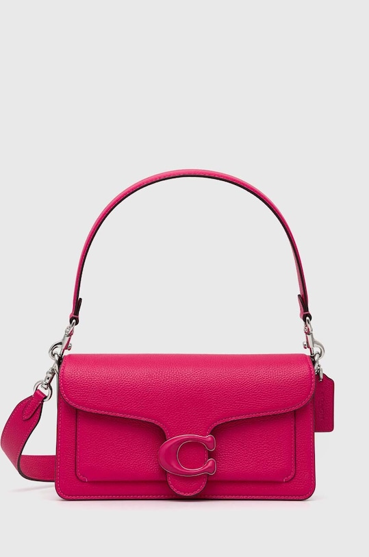 Coach poseta de piele Tabby Shoulder Bag 26 culoarea roz | ANSWEAR.ro