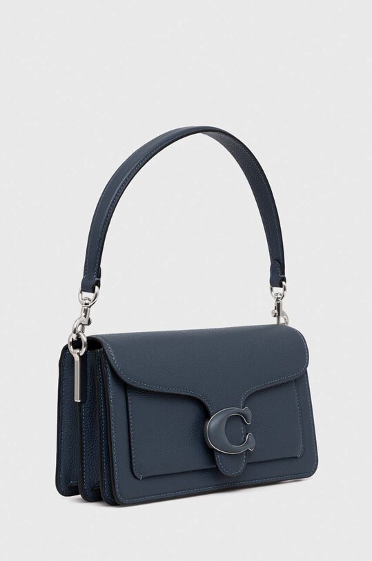 Kožená kabelka Coach Tabby Shoulder Bag 26 CH735 tmavomodrá AA00