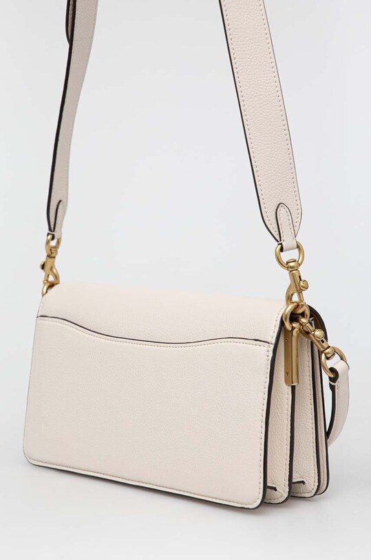 Аксесуари Шкіряна сумочка Coach Tabby 26 CH857 бежевий