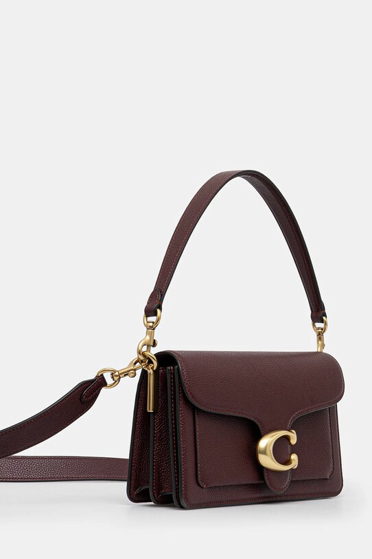 Coach poseta de piele CH857 burgundia AA00