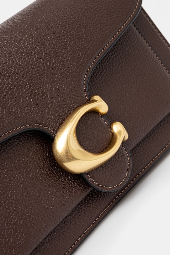 Шкіряна сумочка Coach Tabby 26 коричневий CH857