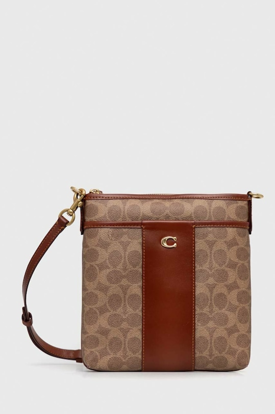 Coach poșetă Kitt nu incape in A4 maro CC533