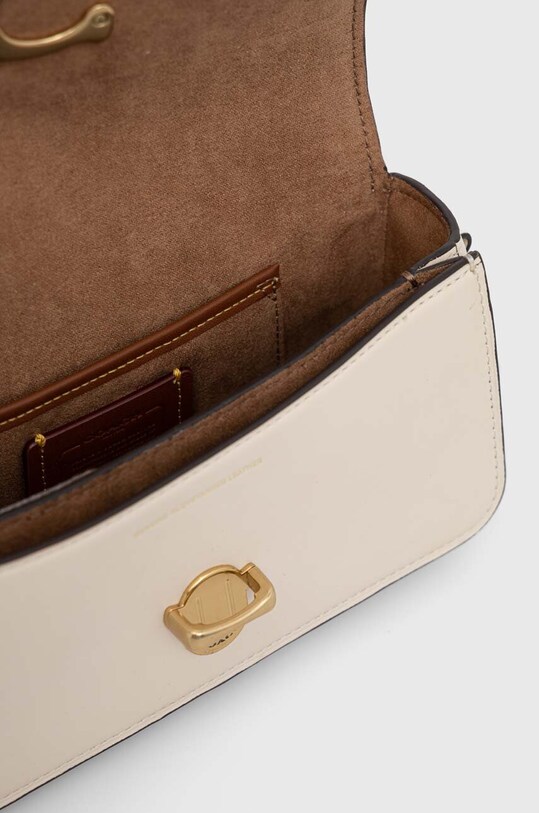 Кожена чанта Coach Studio Baguette CE331 бежов