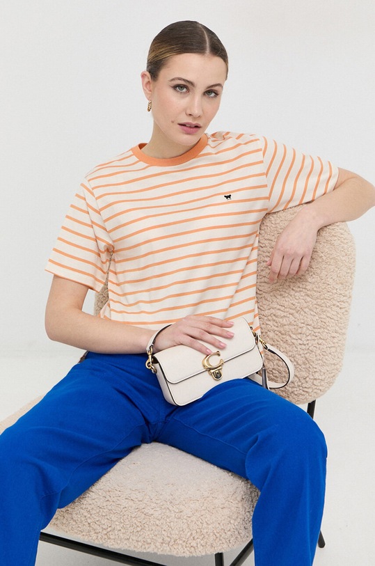 Δερμάτινη τσάντα Coach Studio Baguette CE331