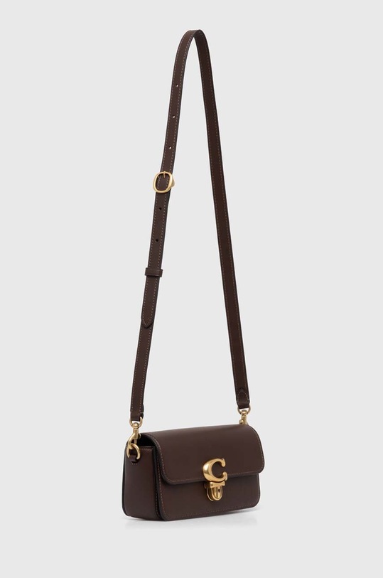 Шкіряна сумочка Coach Studio Baguette CE331 коричневий AA00