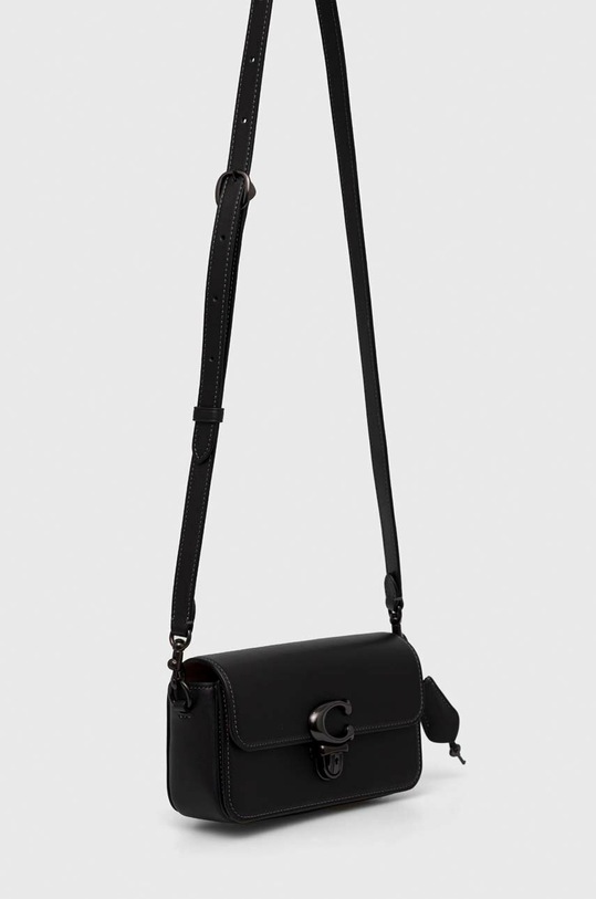 Кожаная сумочка Coach Studio Baguette CE331 чёрный AA00