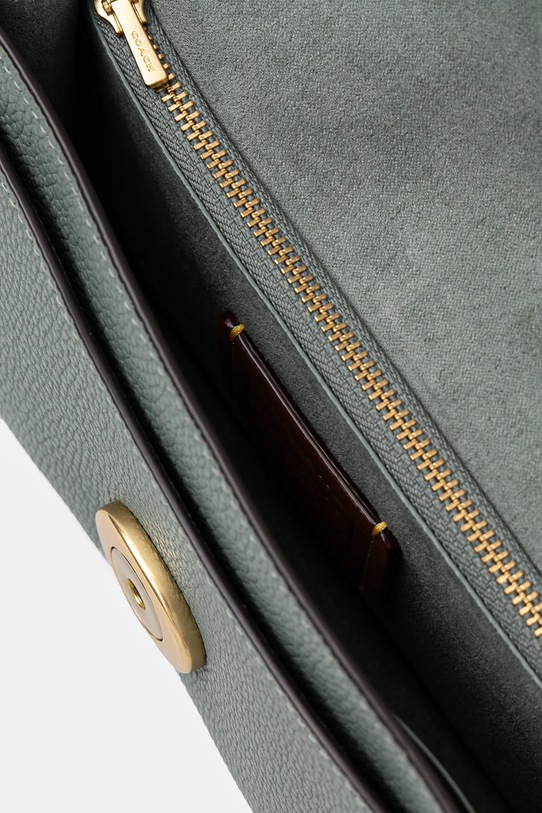 Kožená kabelka Coach Tabby Chain Clutch CE772 zelená