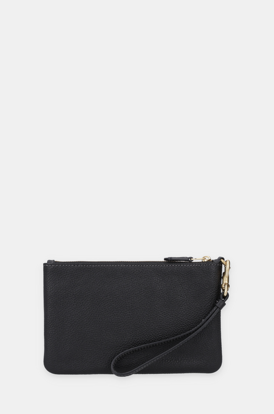 Coach portfel skórzany Small Wristlet CH818 czarny AW23