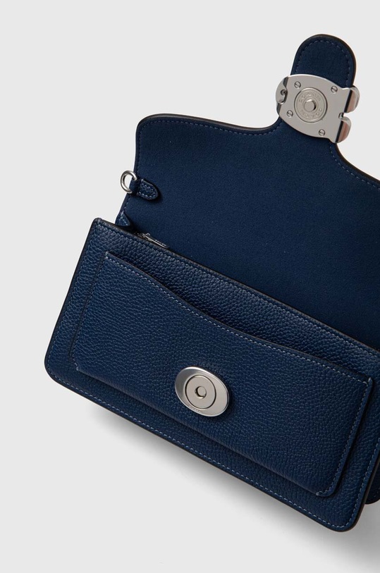 Coach torebka skórzana Tabby Chain Clutch CJ350 granatowy