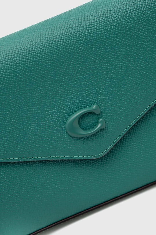 Coach torebka skórzana Wyn Crossbody zielony C8749
