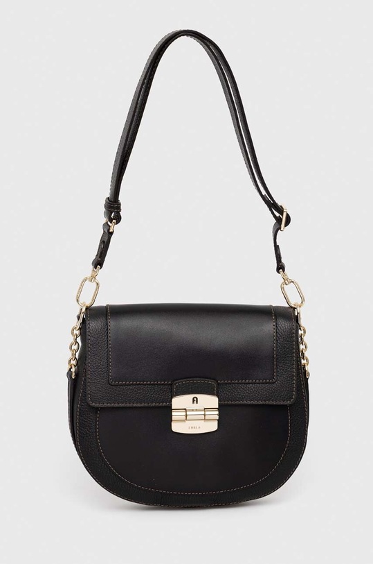 Furla torebka skórzana skóra licowa czarny WB00525.BX0053.O6000