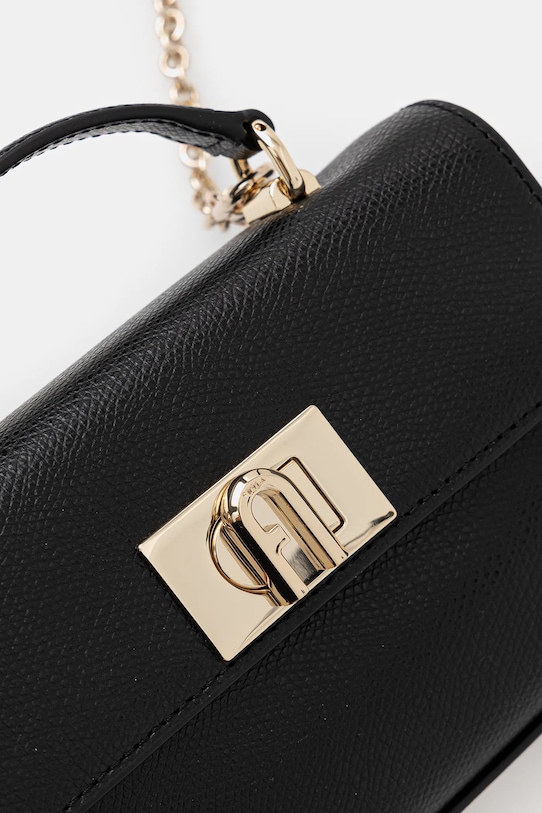 Furla torebka skórzana czarny WE00423.ARE000.O6000