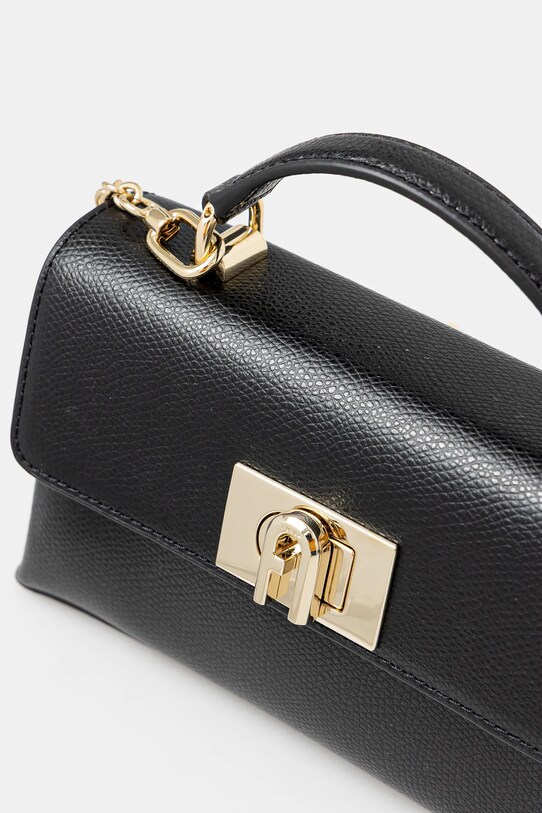 Шкіряна сумочка Furla чорний WE00423.ARE000.O6000