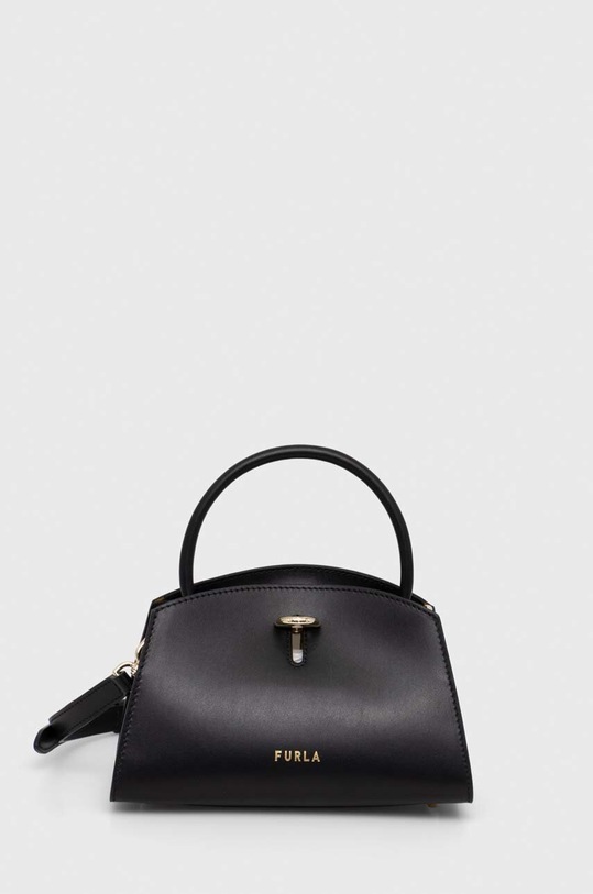 Furla torebka skórzana Genesi skóra licowa czarny WB00869.BX0053.O6000