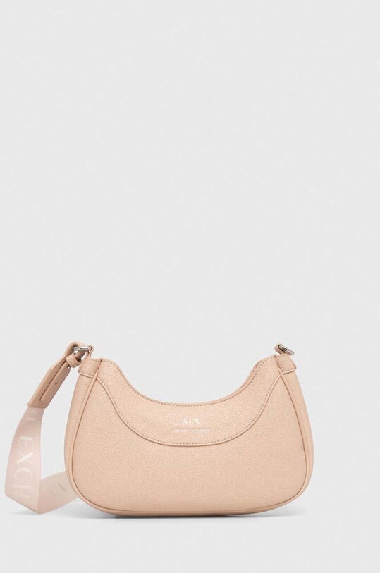 Armani Exchange torebka nie mieści A4 beżowy 942883.CC783