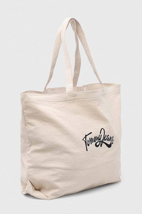 Tommy Jeans torebka bawełniana AW0AW14593.PPYX beżowy SS23