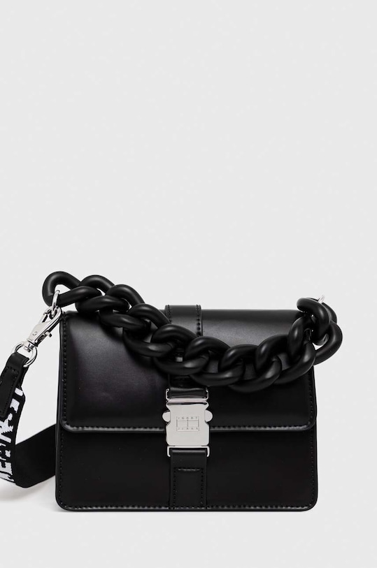 Чанта Tommy Jeans изкуствен черен AW0AW14828.PPYX