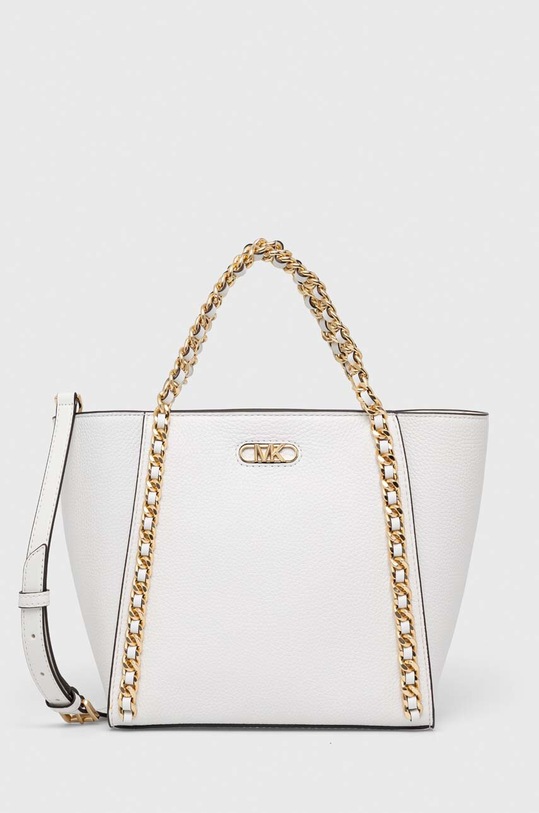 MICHAEL Michael Kors torebka skórzana skóra licowa biały 30S3G5WT1L