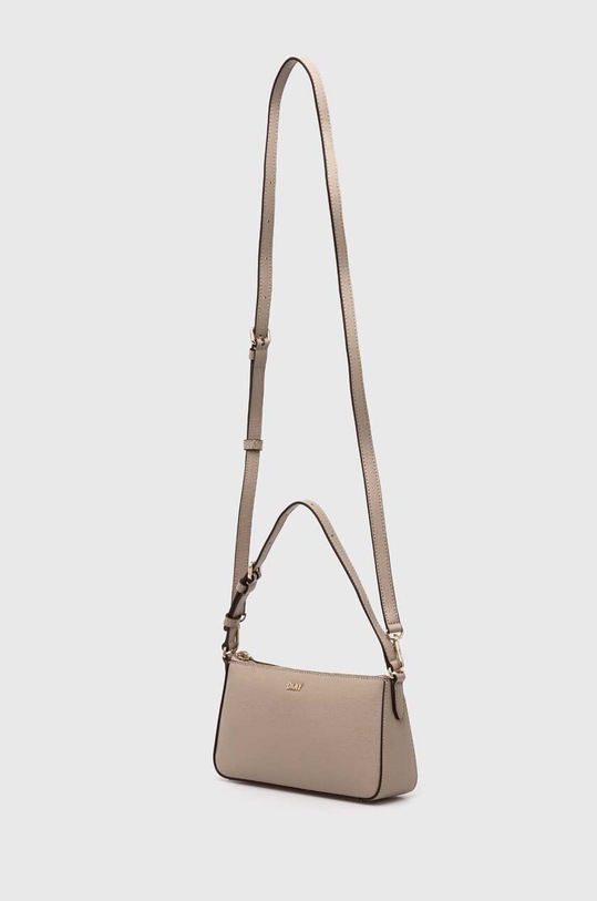 Dkny torebka skórzana R31E3U45 beżowy AW23