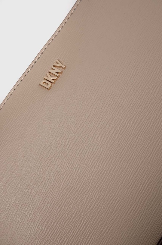 Dkny torebka skórzana beżowy R31E3U45