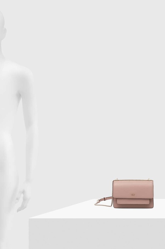 Kožená kabelka Dkny R24E3A90 růžová