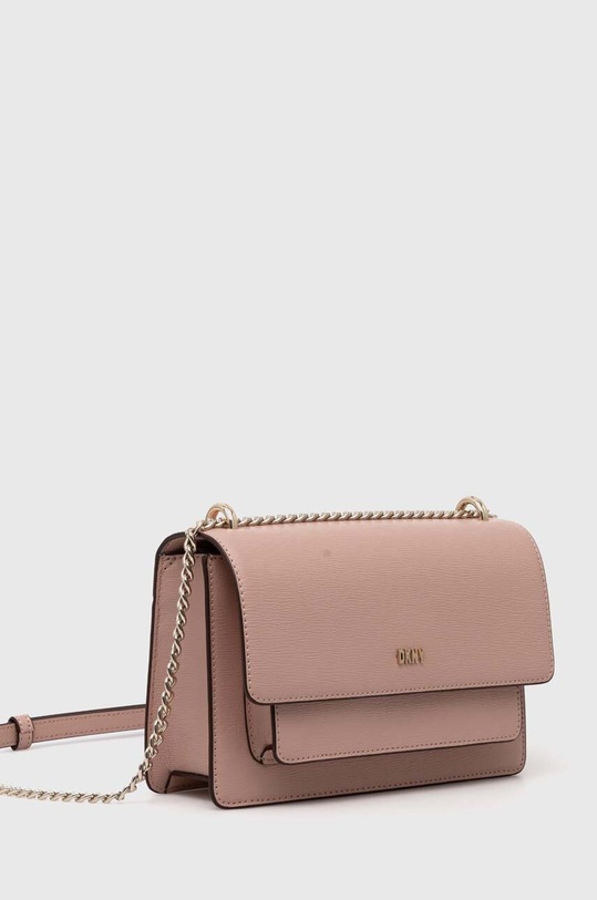 Kožená kabelka Dkny R24E3A90 růžová SS24