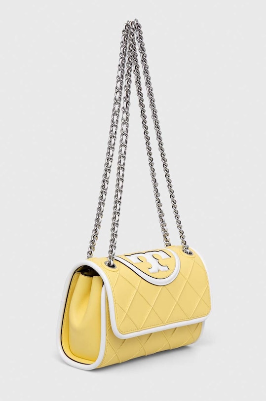 Tory Burch poseta de piele 145585.700 galben SS23