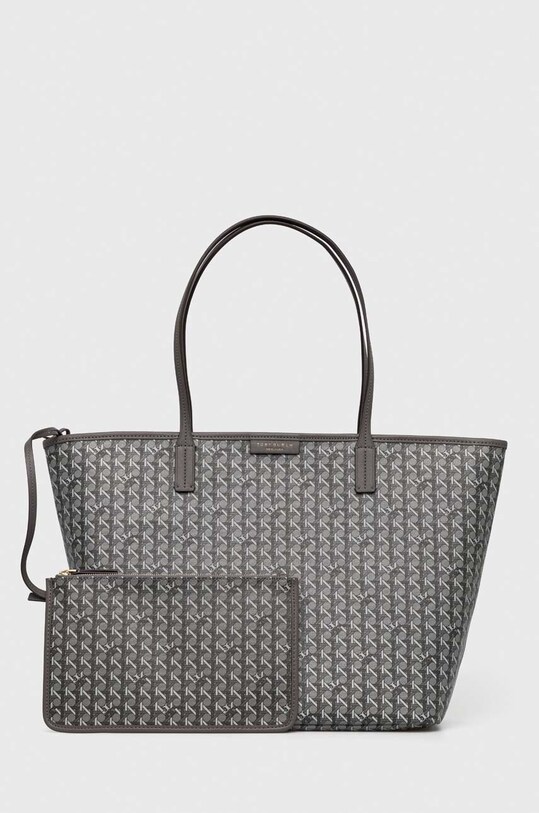 Kabelka Tory Burch Ever-Ready vejde se A4 šedá 145634.025
