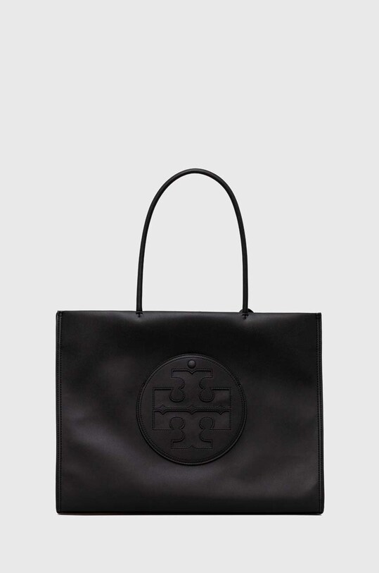 Τσάντα Tory Burch απομίμηση λείου δέρματος μαύρο 145611.001