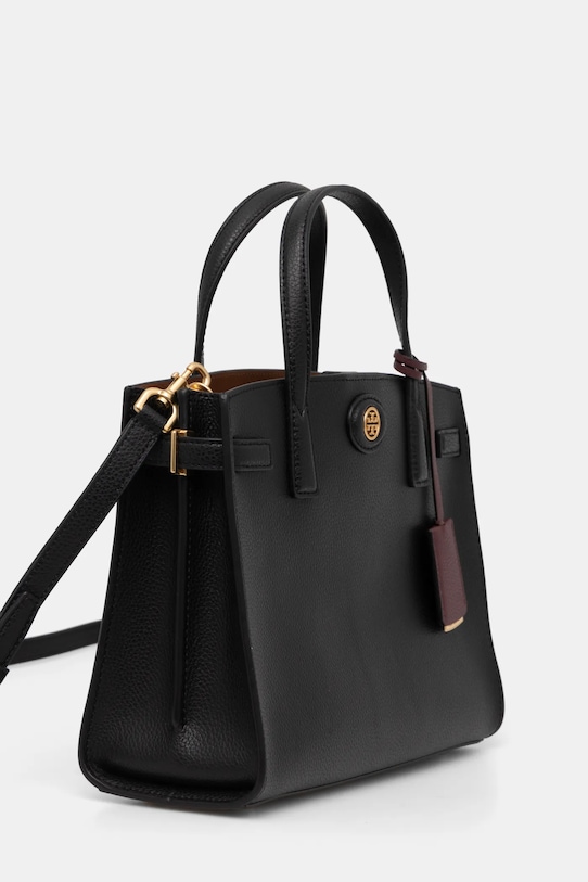 Tory Burch torebka skórzana Robinson Small 143194.001 czarny SS23