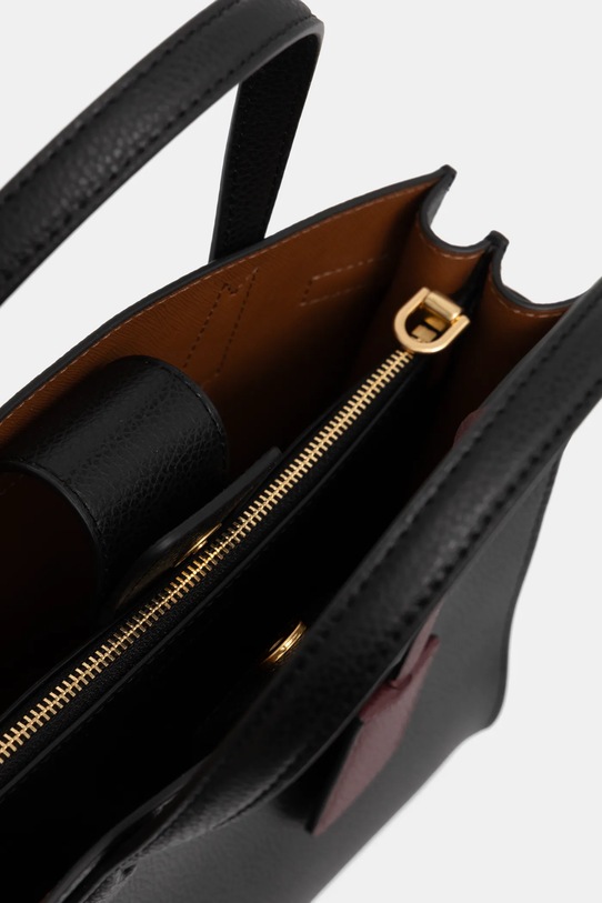 Tory Burch torebka skórzana Robinson Small 143194.001 czarny