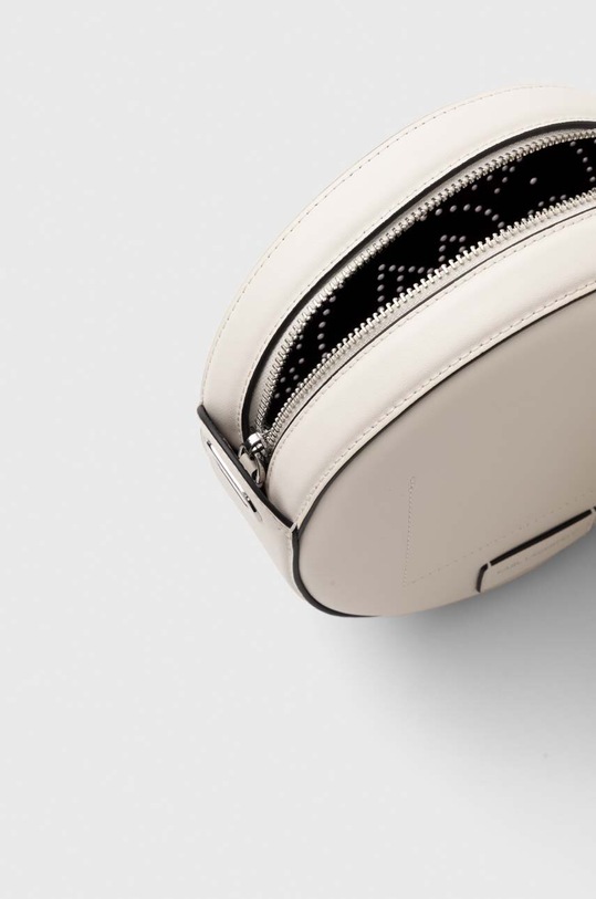 Kožená kabelka Karl Lagerfeld 231W3054 bílá