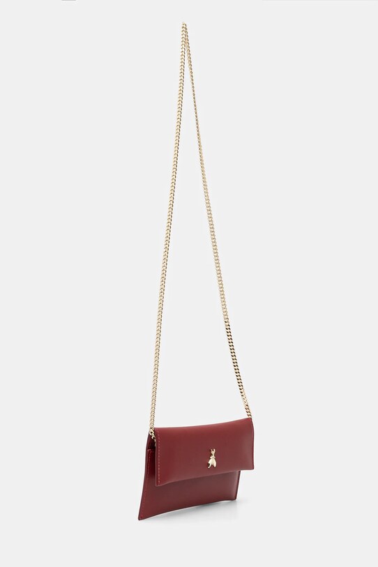 Кожаная сумка Patrizia Pepe 2B0050.L011 красный SS25