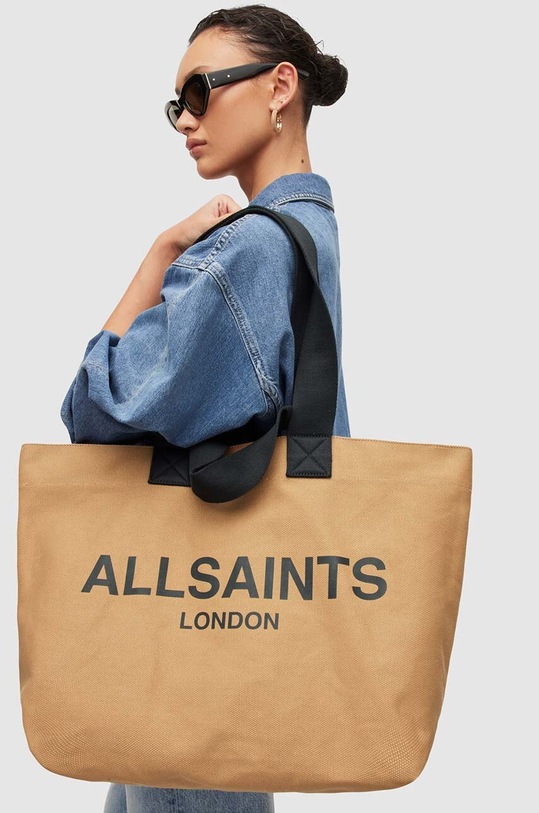 AllSaints torebka ALI CANVAS TOTE WB551Y