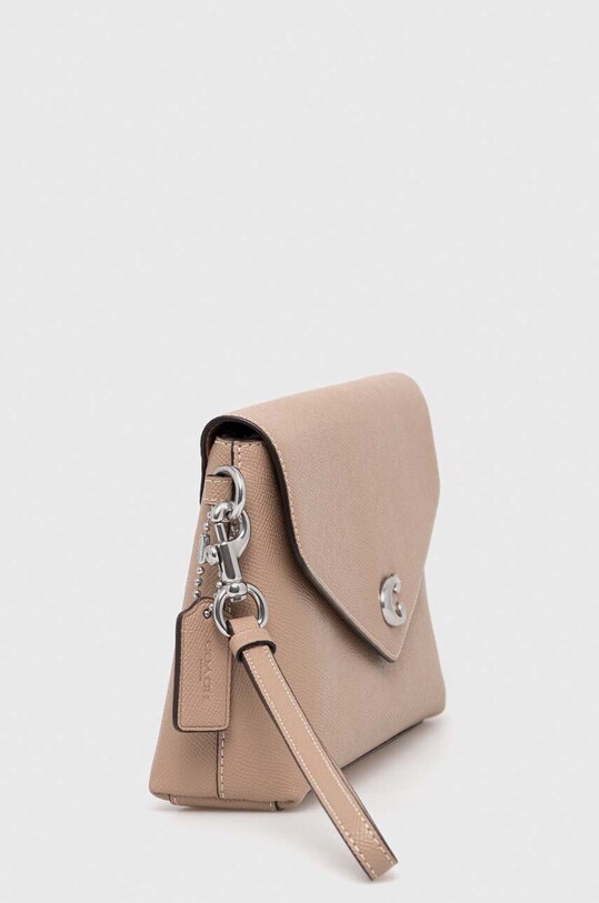 Coach poseta piele CC487 bej SS23