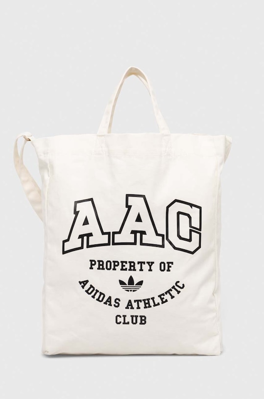 Τσάντα adidas Originals υφασμάτινο λευκό IN4729