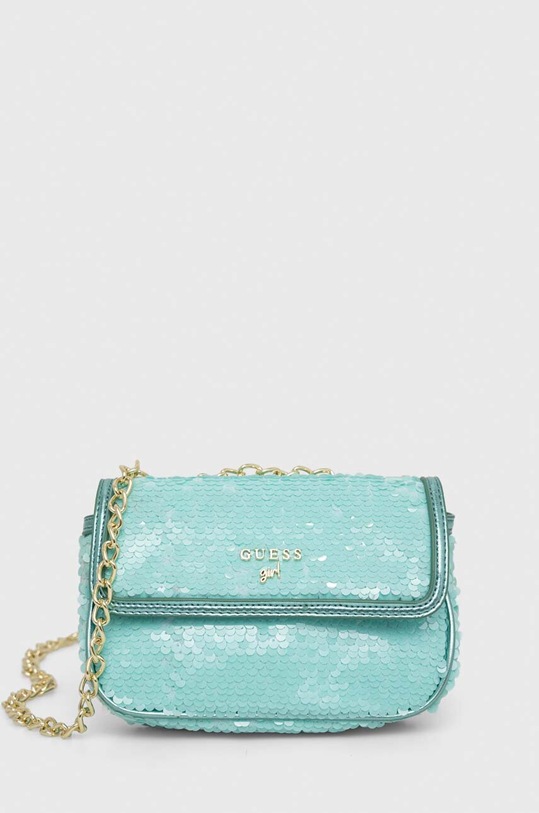 Guess torebka Girl aplikacja turkusowy J3GZ12.WFHI0.PPYX