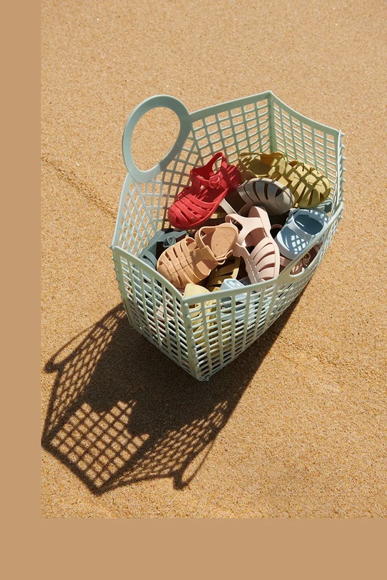 Liewood kosz dziecięcy Bloom turkusowy LW14545