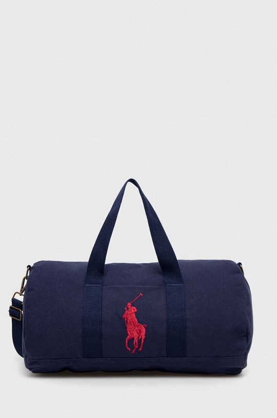 Παιδική τσάντα Polo Ralph Lauren υφασμάτινο σκούρο μπλε 9AR025