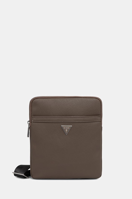 Guess saszetka CERTOSA nie mieści A4 brązowy HMECSA.P3123