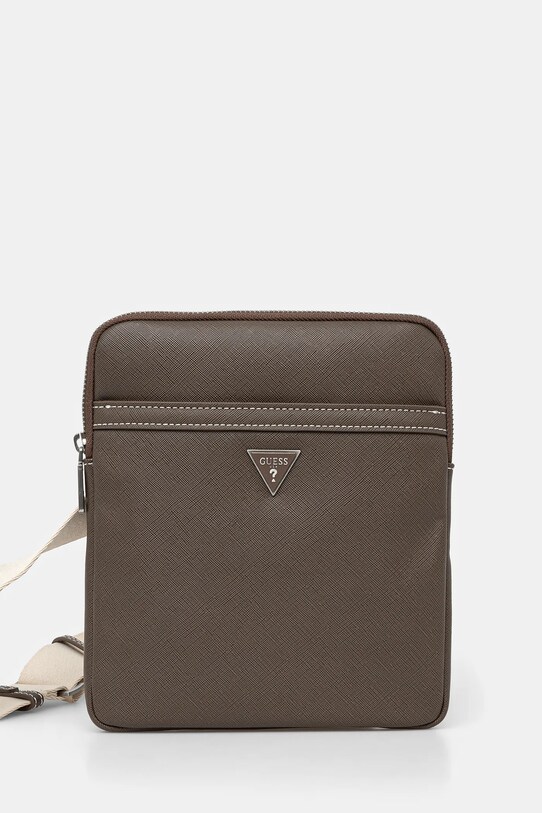 Σακίδιο Guess CERTOSA απομίμηση λείου δέρματος καφέ HMECSA.P3123