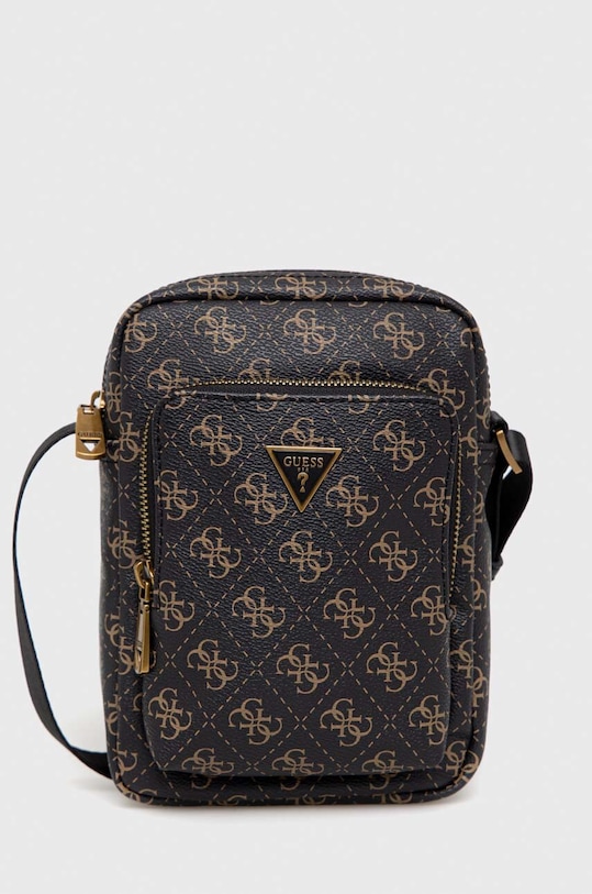 Guess saszetka VEZZOLA nie mieści A4 brązowy HMEVZL.P3163