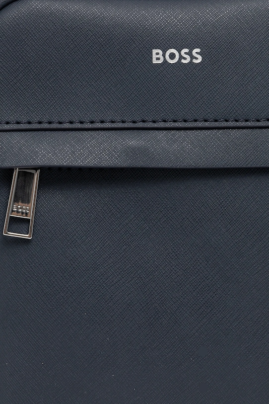 BOSS borsetă de piele Zair_NS zip 50483566 albastru