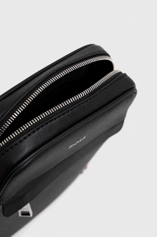 Kožená taška BOSS 50483566 černá